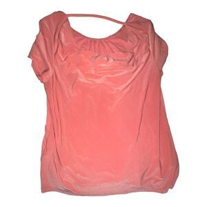 White House Black Market Coral Blouse